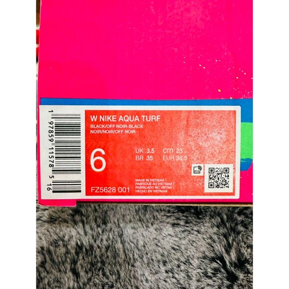 Nike Aqua Turf, Black, sz 6 - Picture 9 of 9